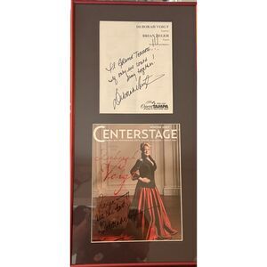 Autograph Deborah Voigt 2007 Opera Season in Tampa& Centerstage Magazine Framed